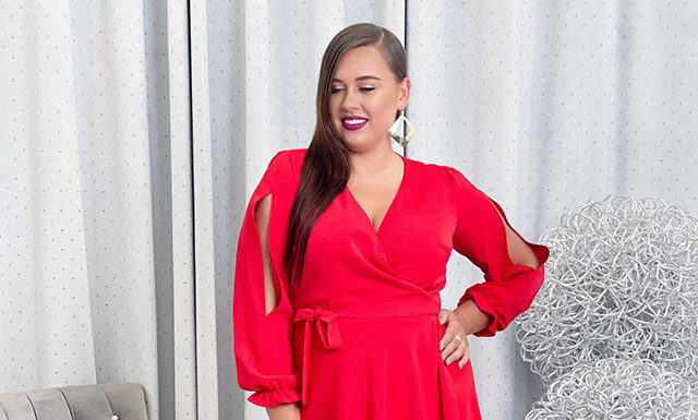 Długie suknie plus size